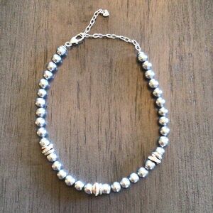 Brighton Silver-Tone Beaded Necklace